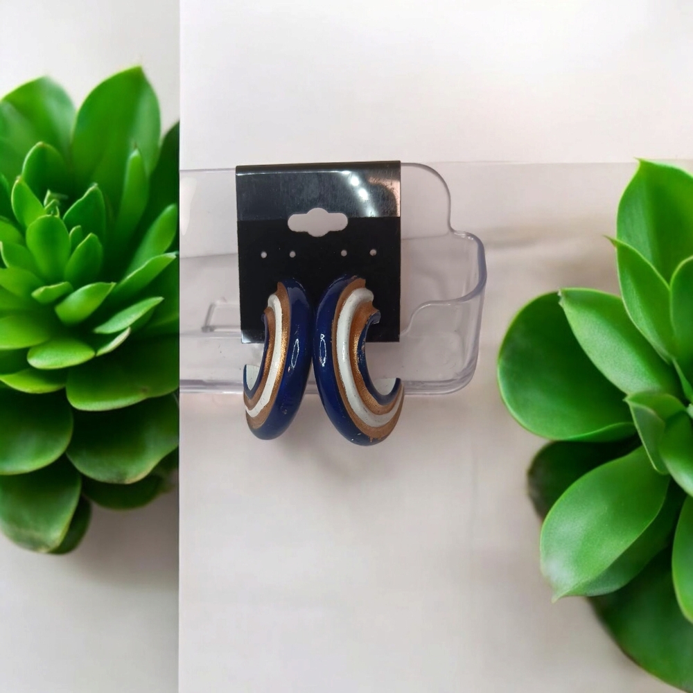 Chic Multicolor Hoop Earrings